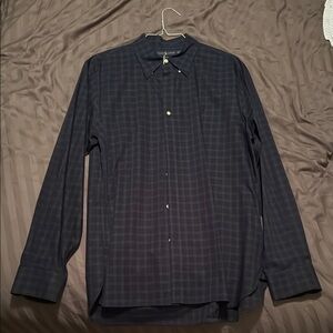 Men’s Casual Plaid Button Down Dress Shirt